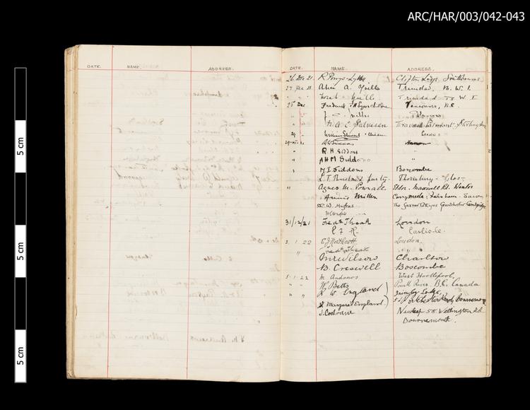 Image of Hart Museum Visitor Books
